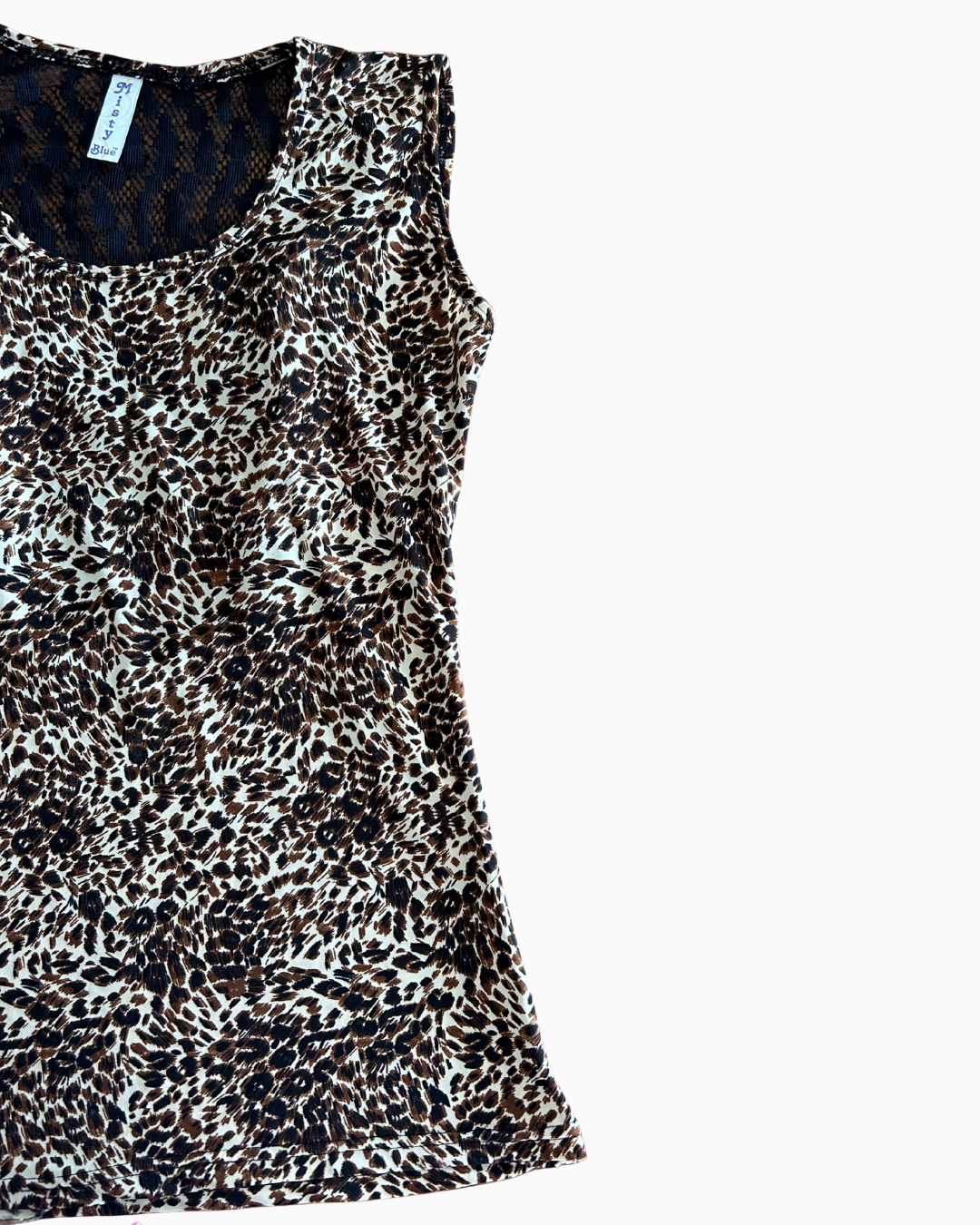 Laced Back Leopard Singlet