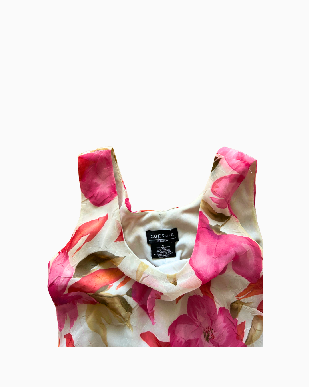 Vintage Floral Midi Dress