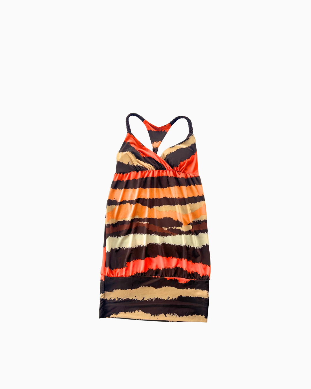Y2K Low Waist Patten Tank | S | 1.0
