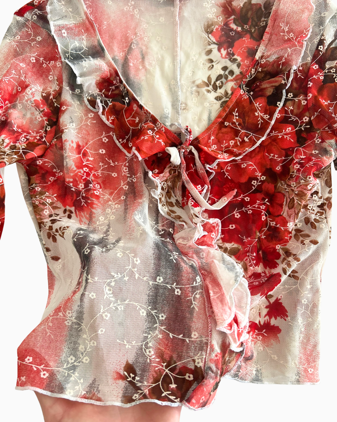 Vintage Bell Sleeve Top | XS - S |