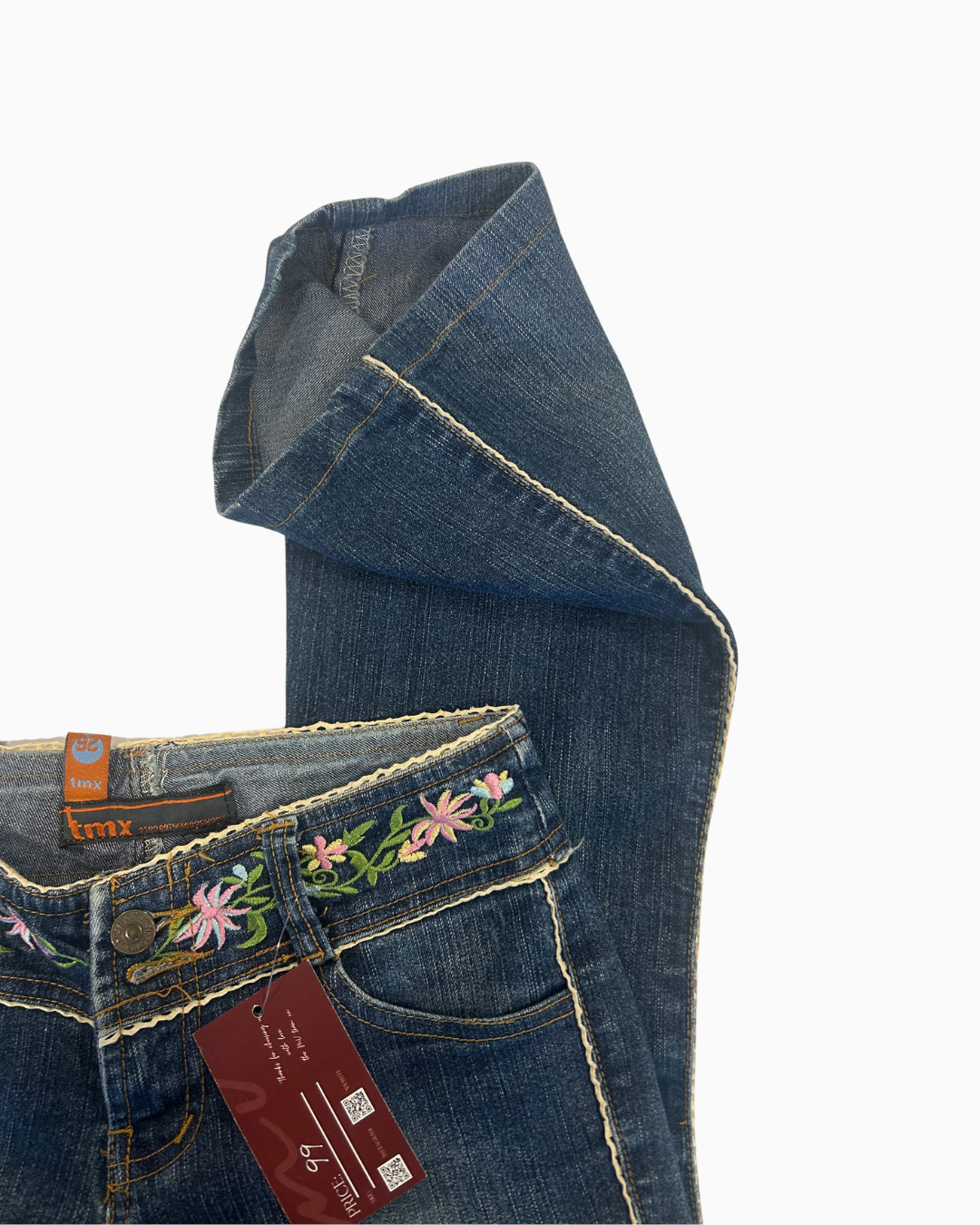 Floral Lace Fairy Jeans | XS |
