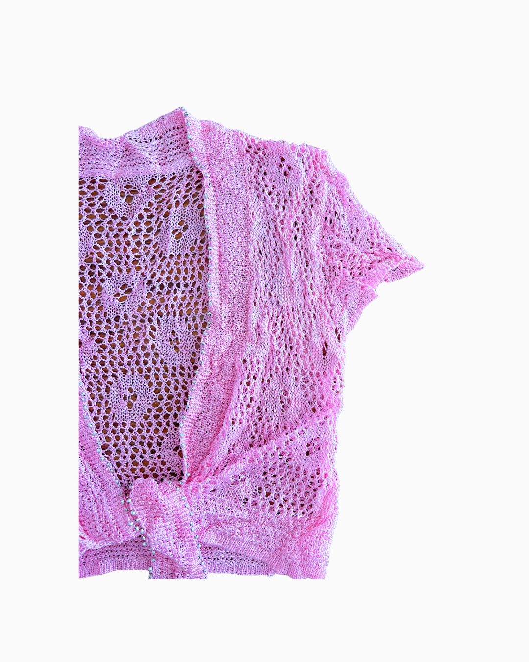 Mini Crochet Cardi - Pink