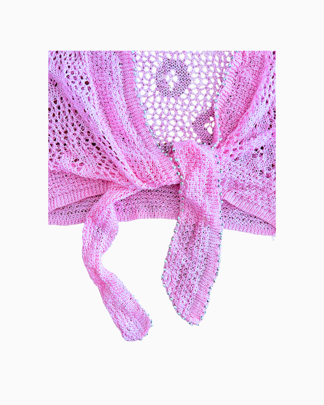 Mini Crochet Cardi - Pink