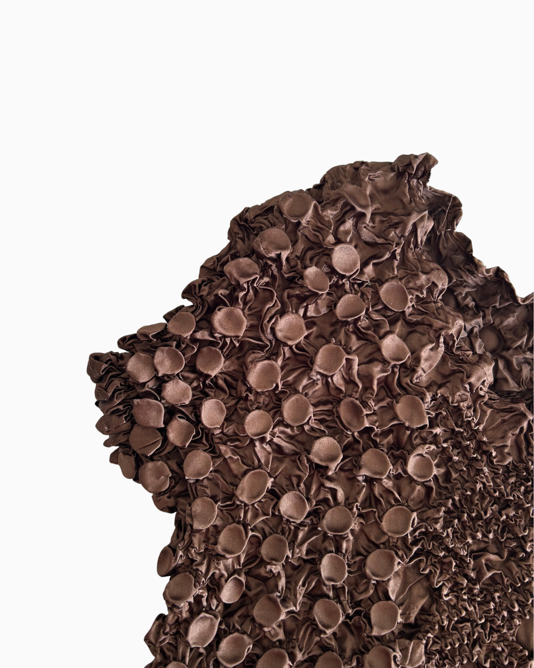 2000's Brown Popcorn Top | One Size |