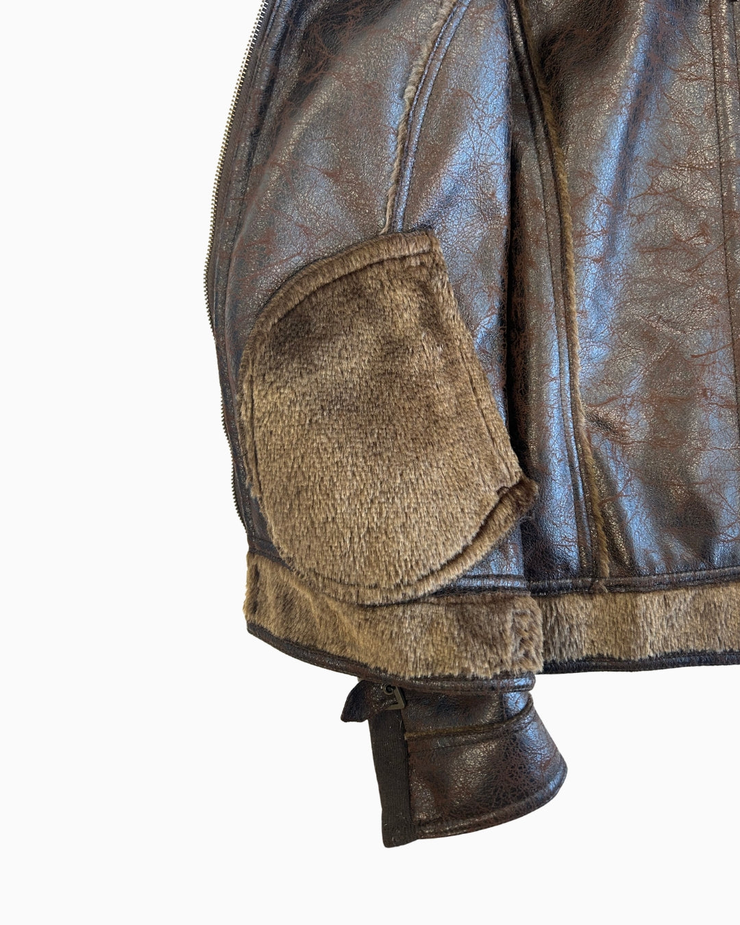 Vintage Glassons Faux Fur Jacket | L |