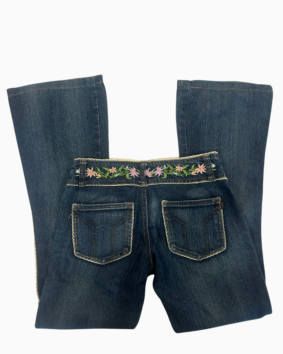 Floral Lace Fairy Jeans | XS |