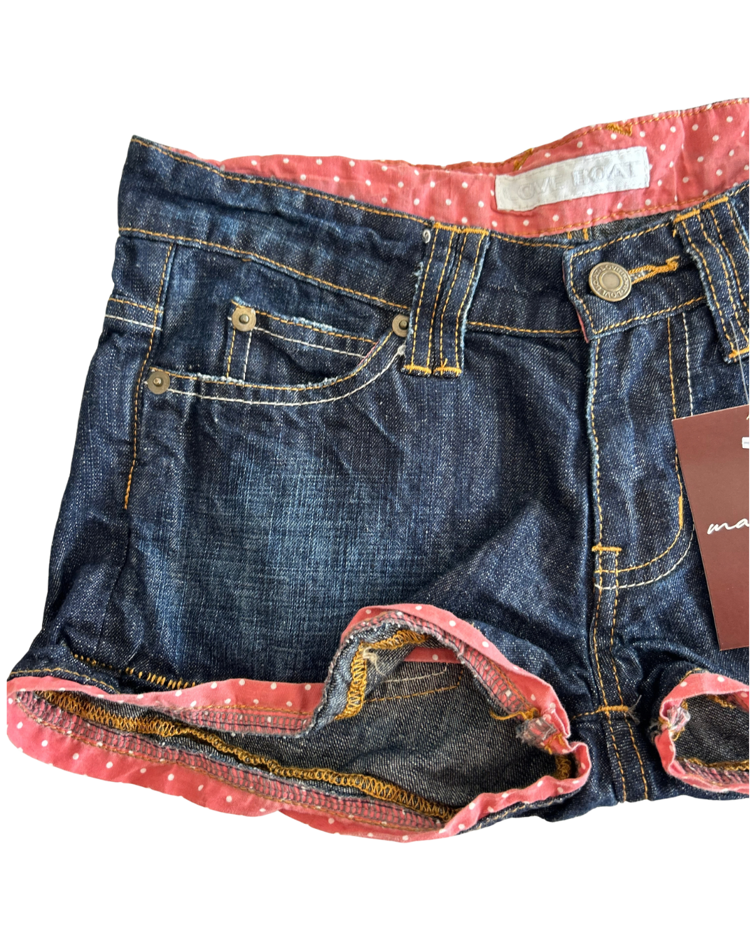 Love Boat Polka Dot Micro Mino Shorts | Size S |