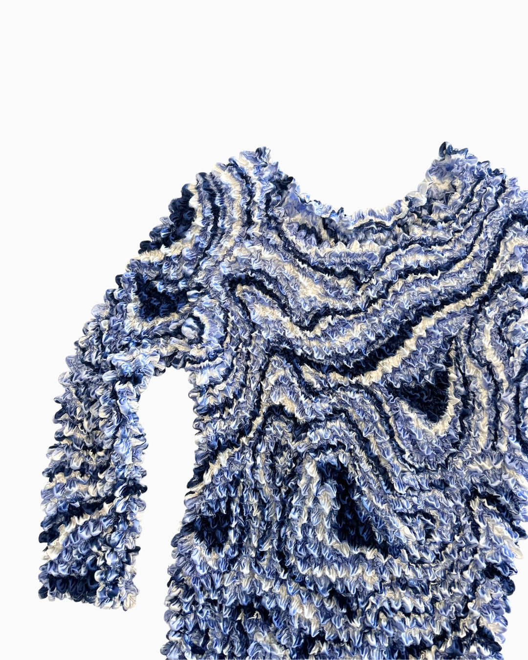 Quarter Sleeve Popcorn Top | S - L |