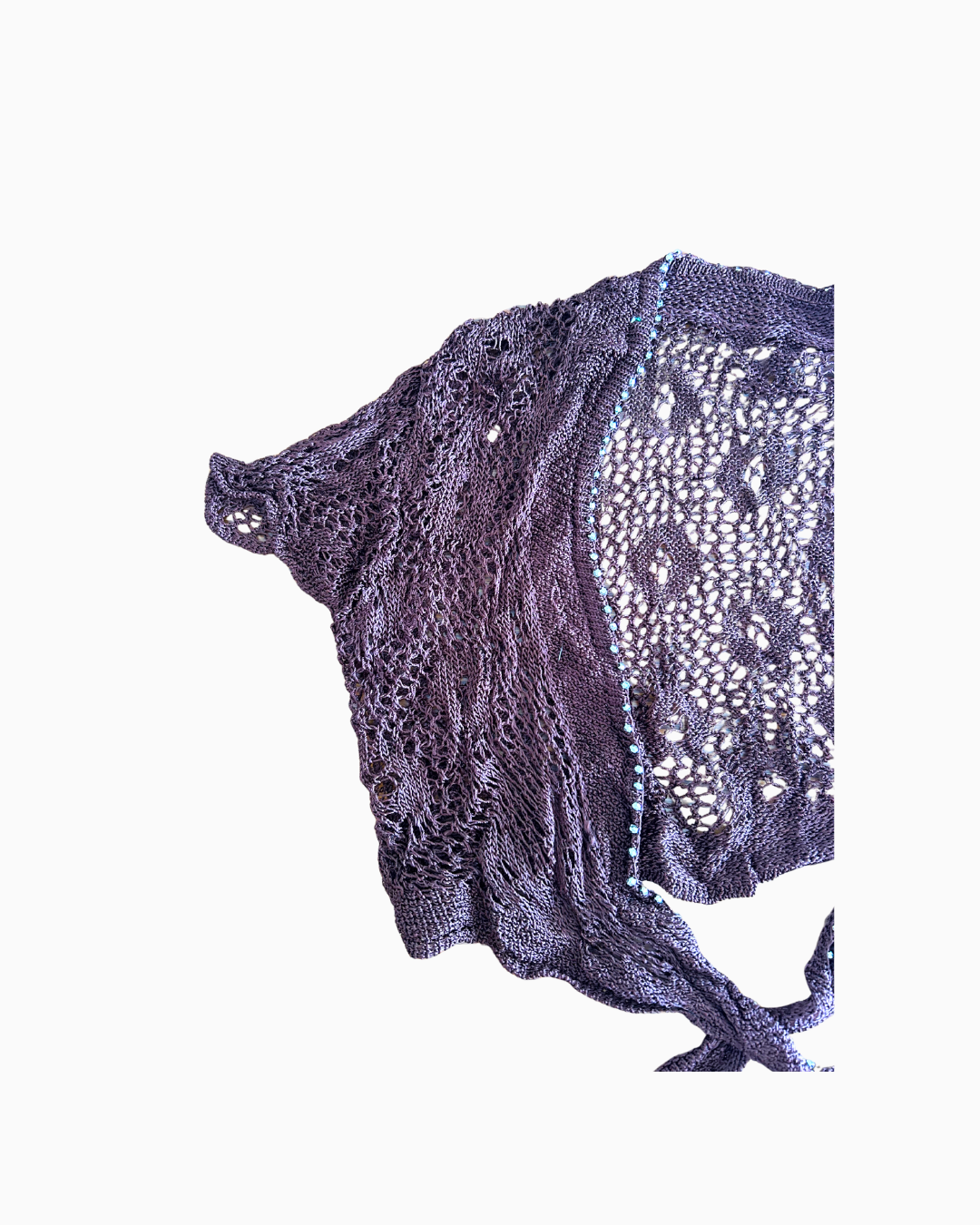 Crochet Mini Cardi - Brown