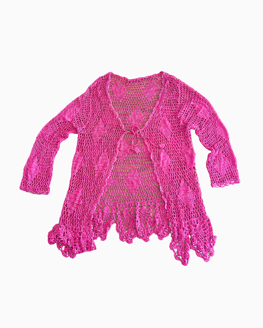 Crochet Longline Cardi