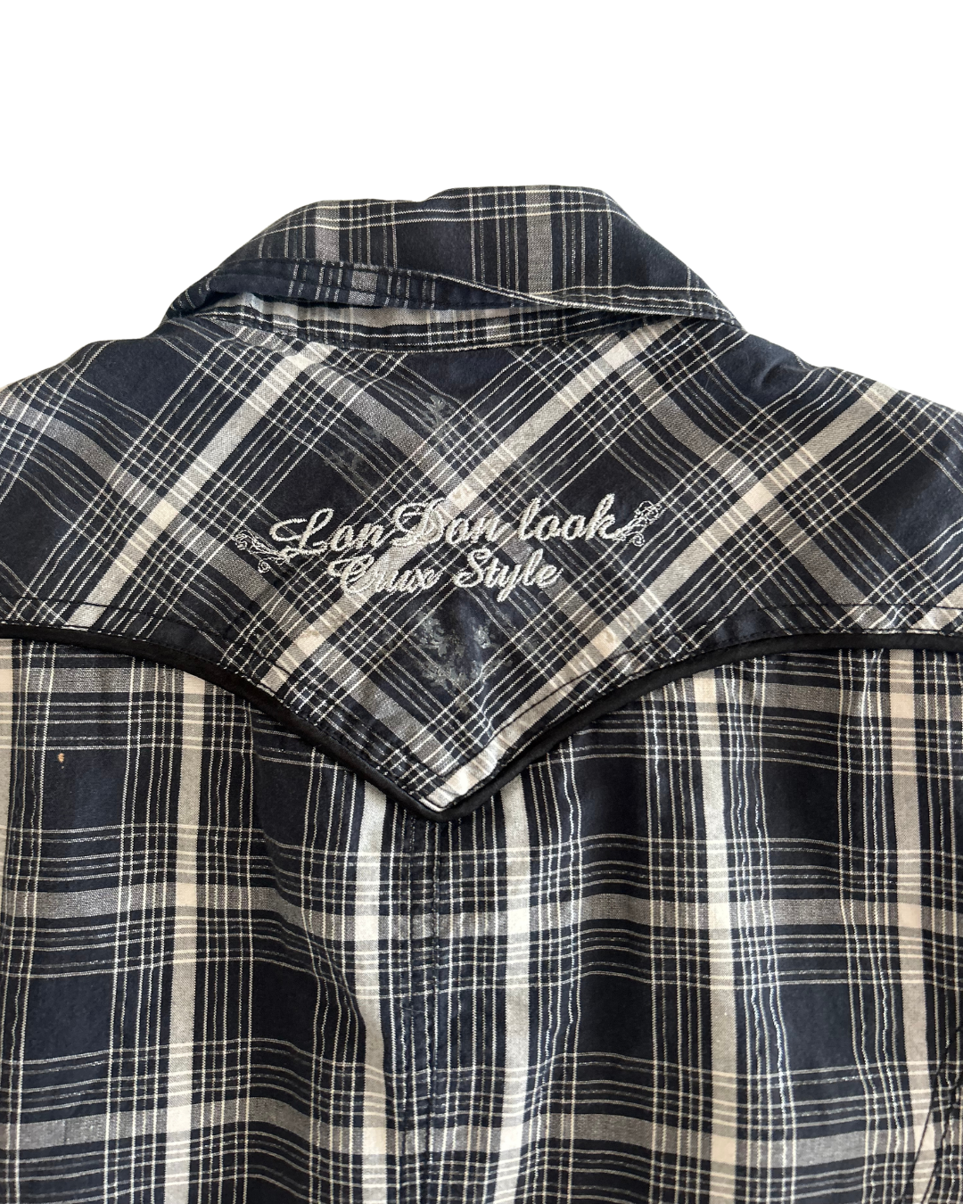 CRUX Sparkly Gingham Tee | Size L |