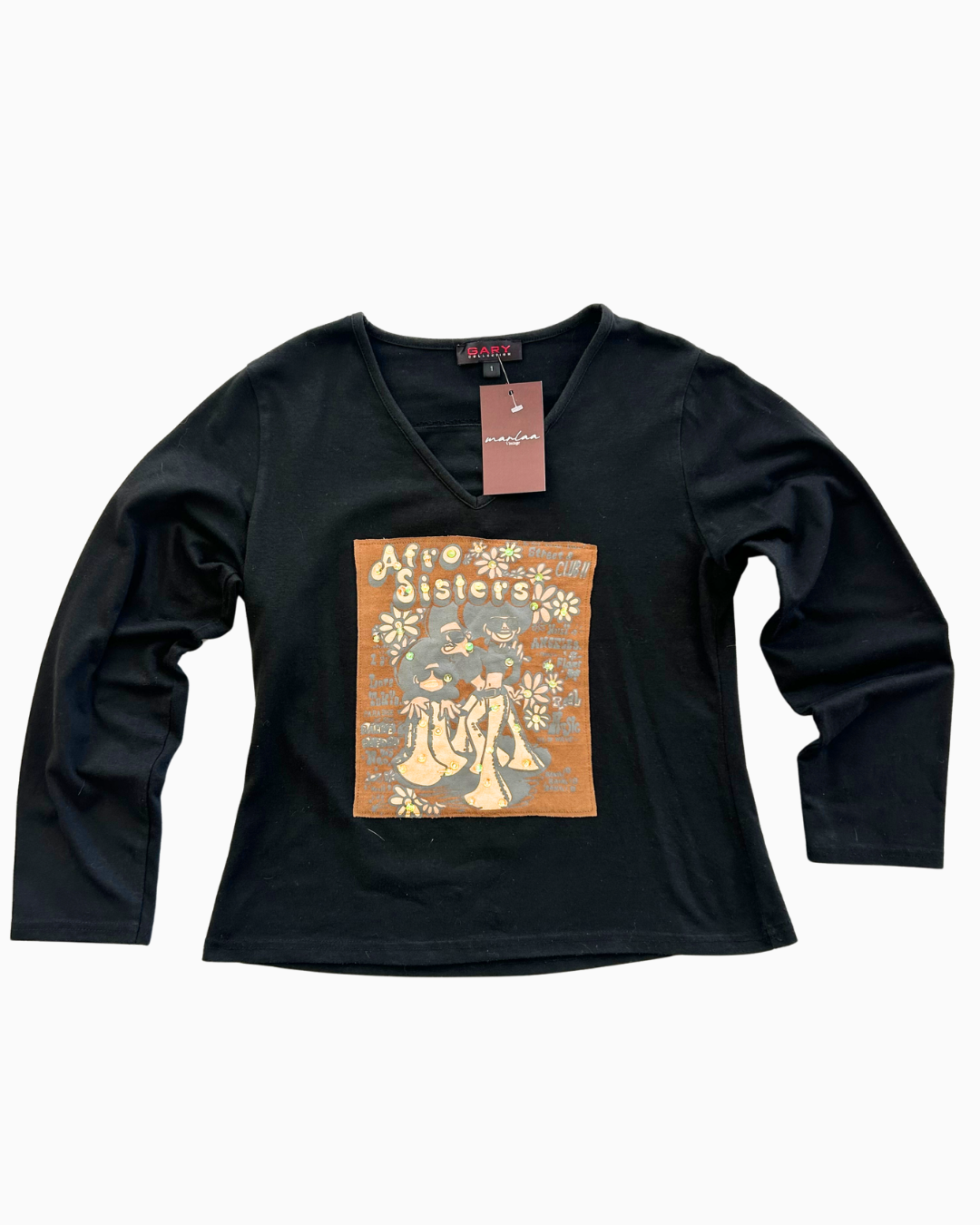 Sequin Afro Sister Long Sleeve