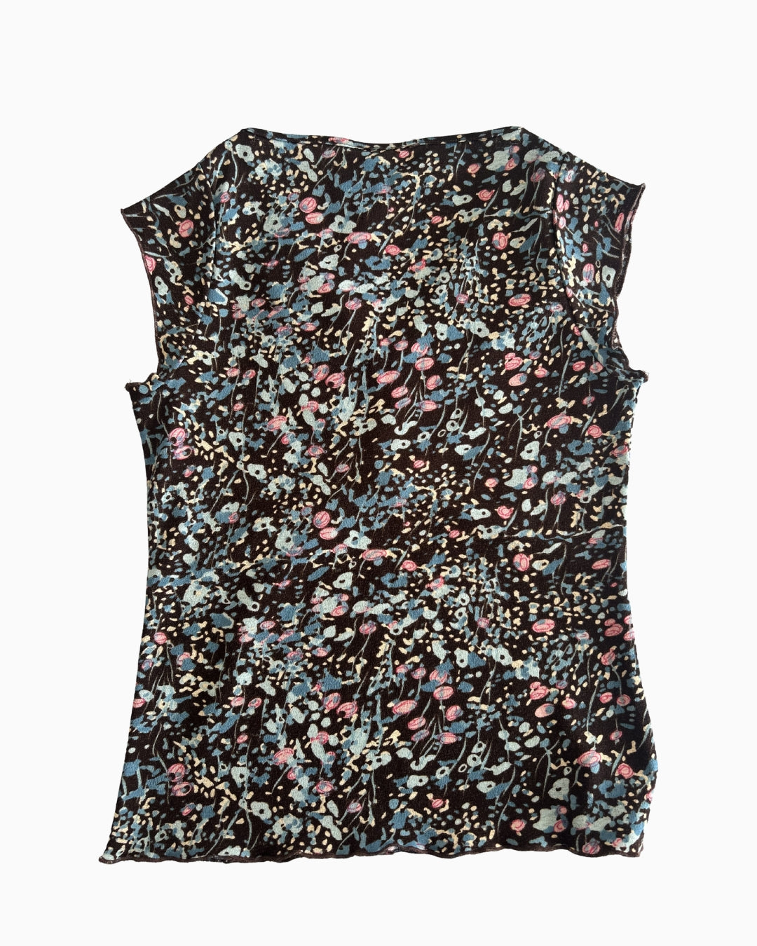 Vintage Floral Sequin Top | S |