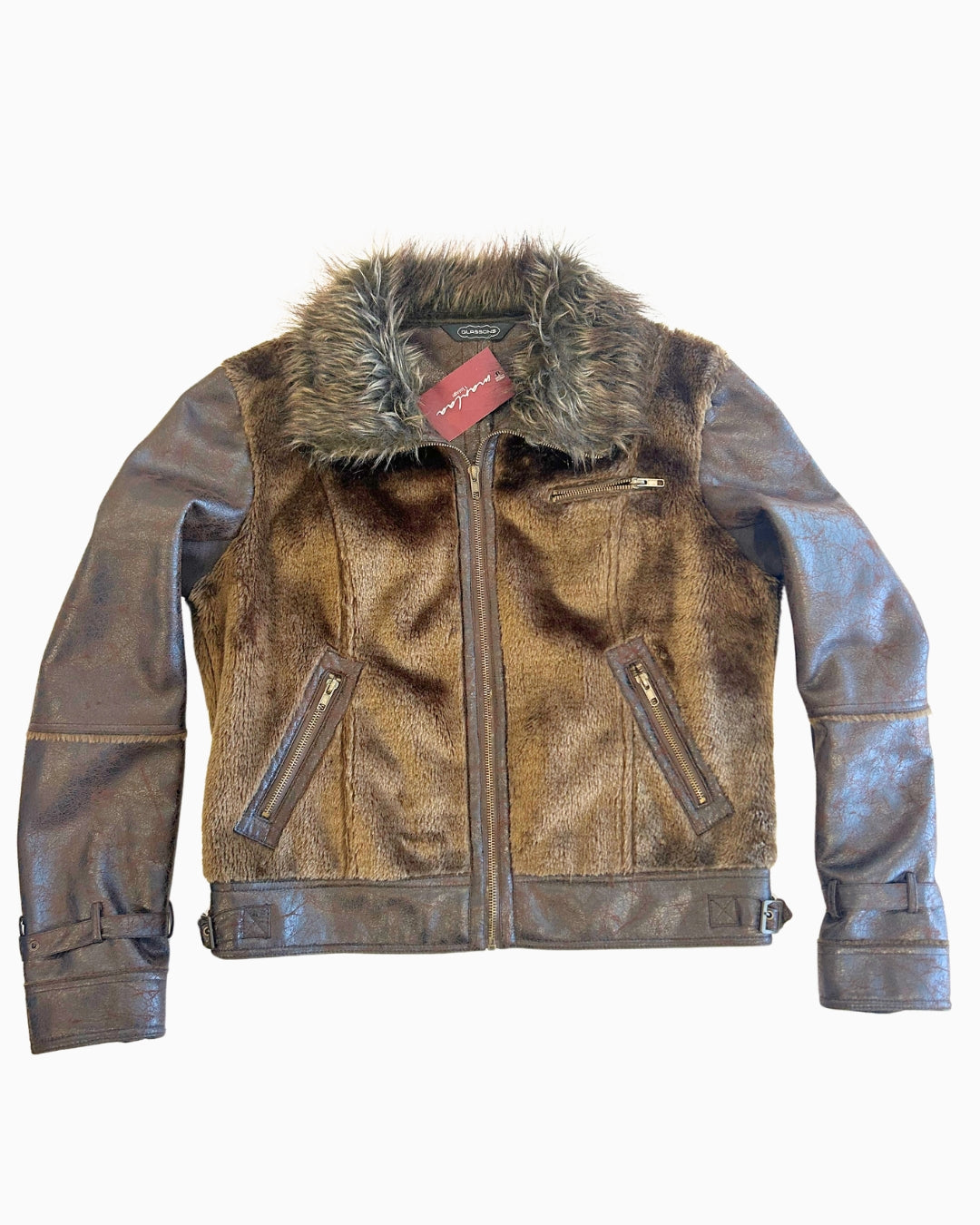Vintage Glassons Faux Fur Jacket | L |