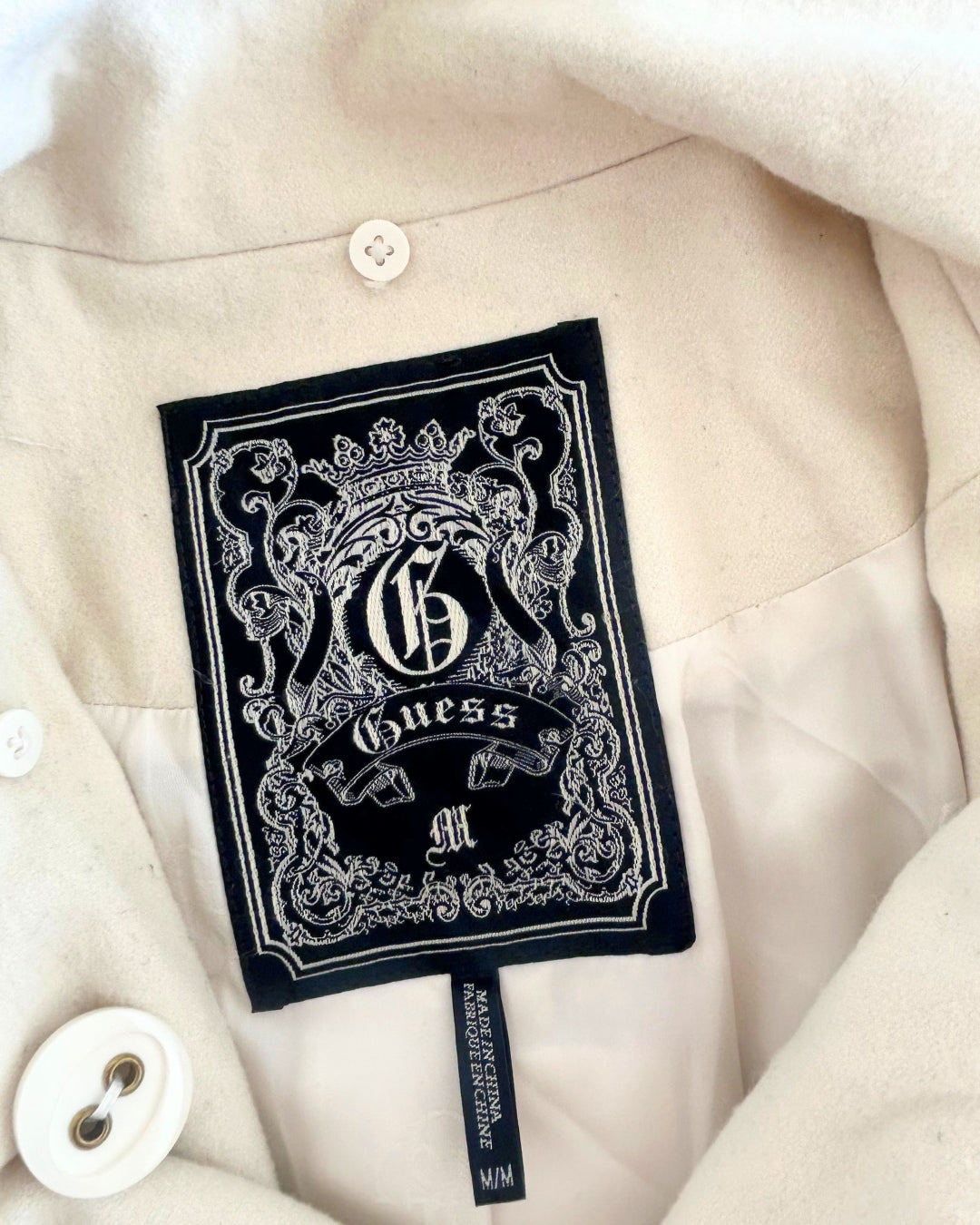 Vintage Guess Funnel-Neck Jacket | S - M |