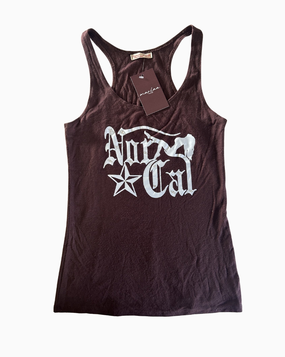 Brown Studded Girl Tank | M |