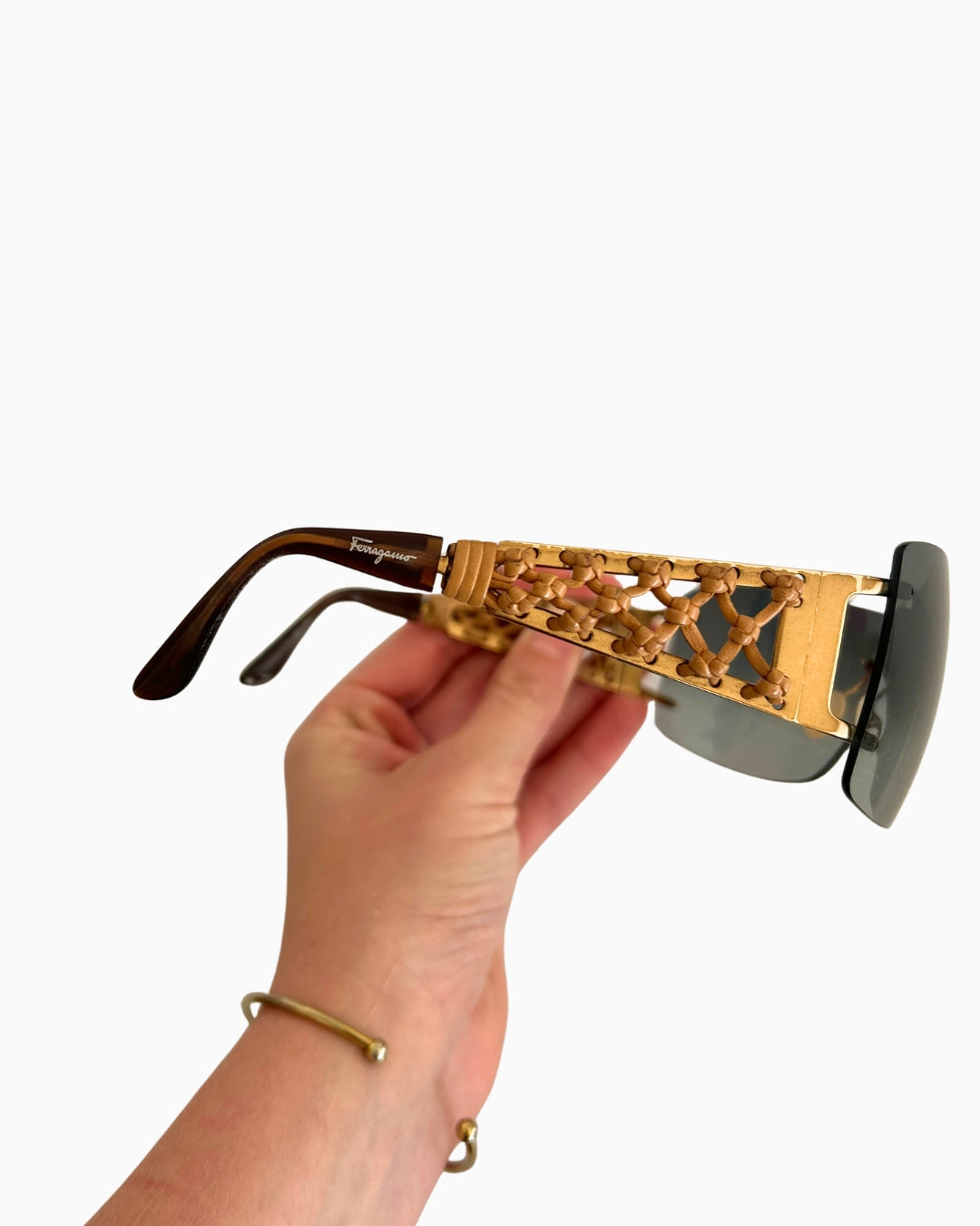 Vintage Ferragamo Y2K Sunnies
