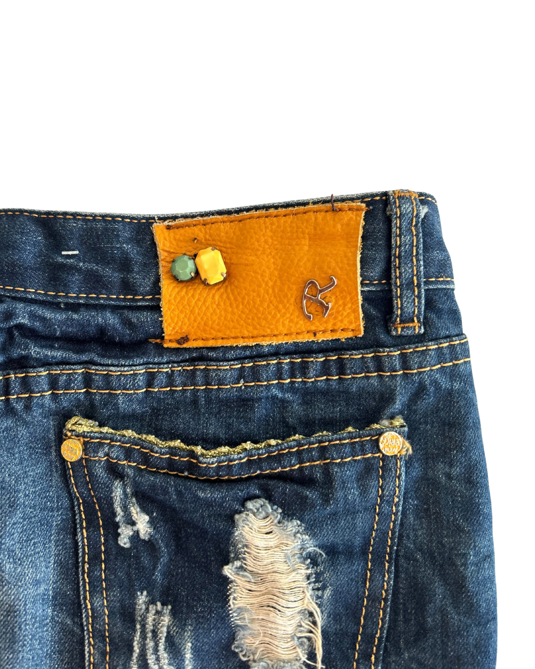 JT Jeans Lace Micro Mini | Size S |