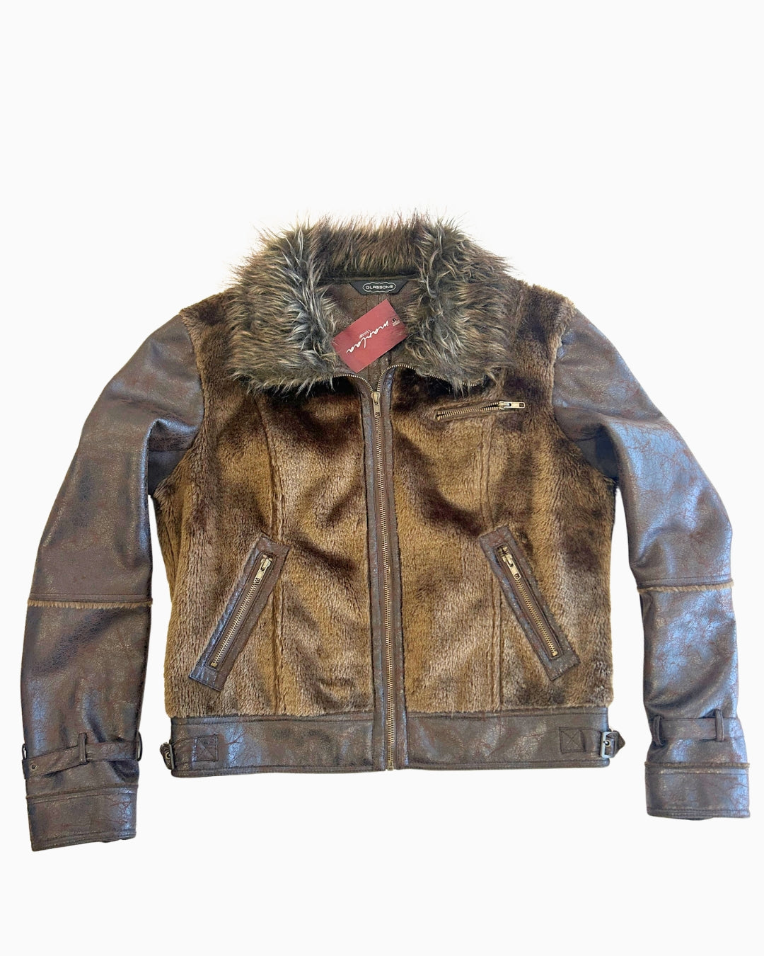 Vintage Glassons Faux Fur Jacket | L |